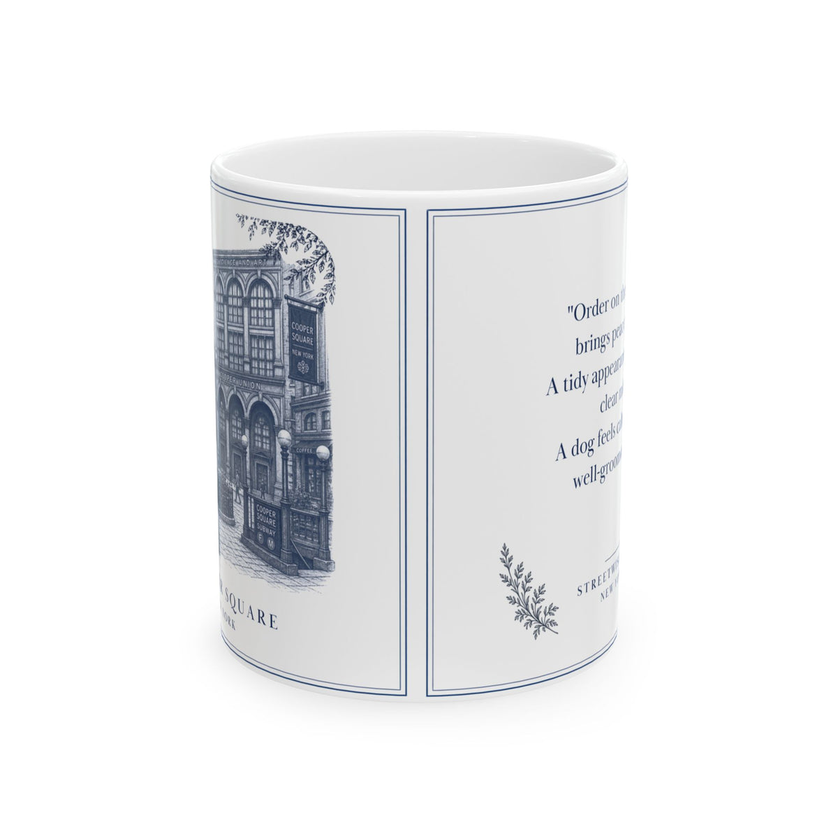 Cooper Square, Poodle: Whimsical Wisdom Mug