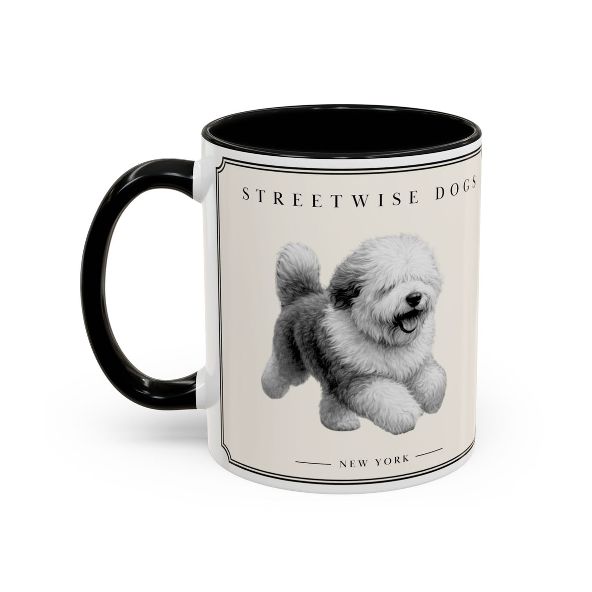 Old English Sheepdog: Classic Accent Mug