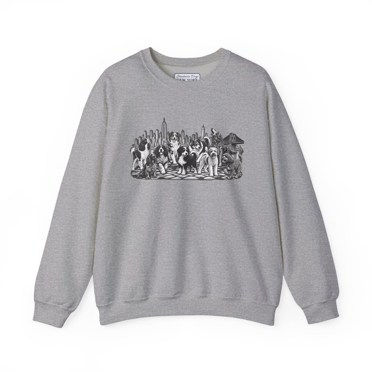 Dogs in New York: Unisex Extra Comfortable Sweatshirt