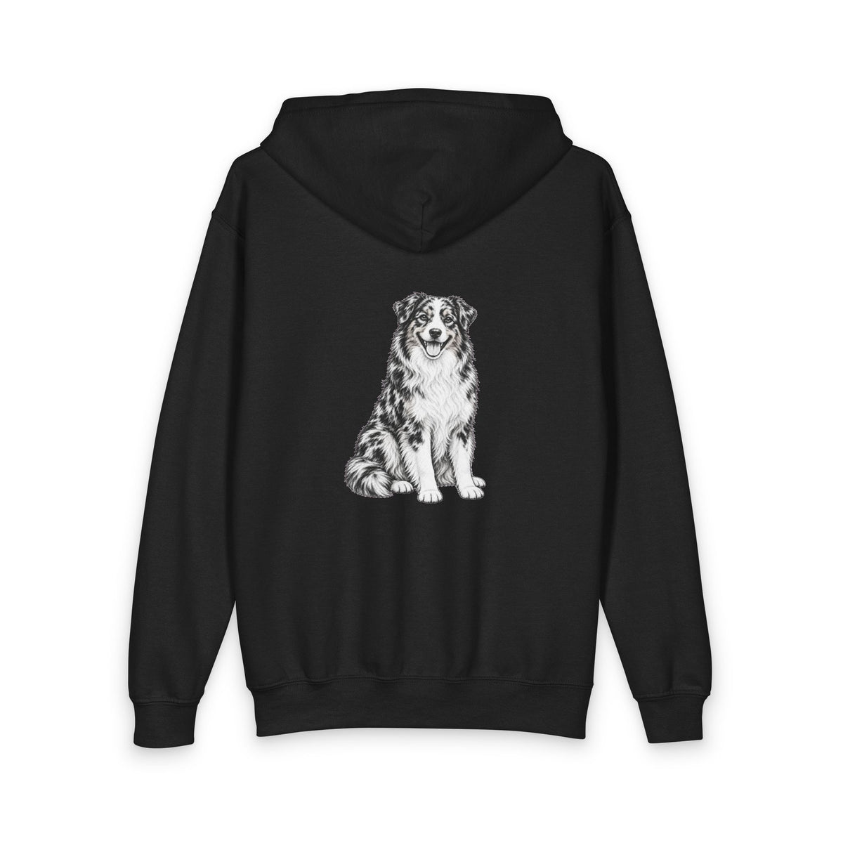 Australian Shepherd, Youth Heavy Blend Zipped Unisex Hoodie
