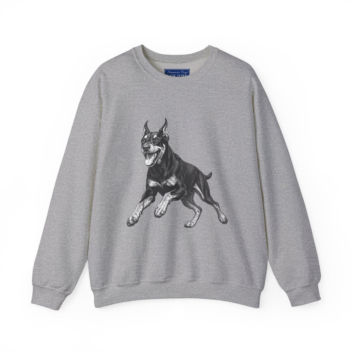 Doberman, Unisex Extra Comfortable Crewneck Sweatshirt