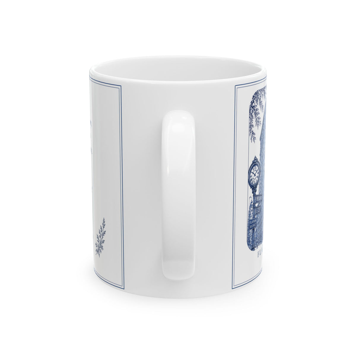 Flatiron District, New York/ Otterhound: Whimsical Inspirational Mug
