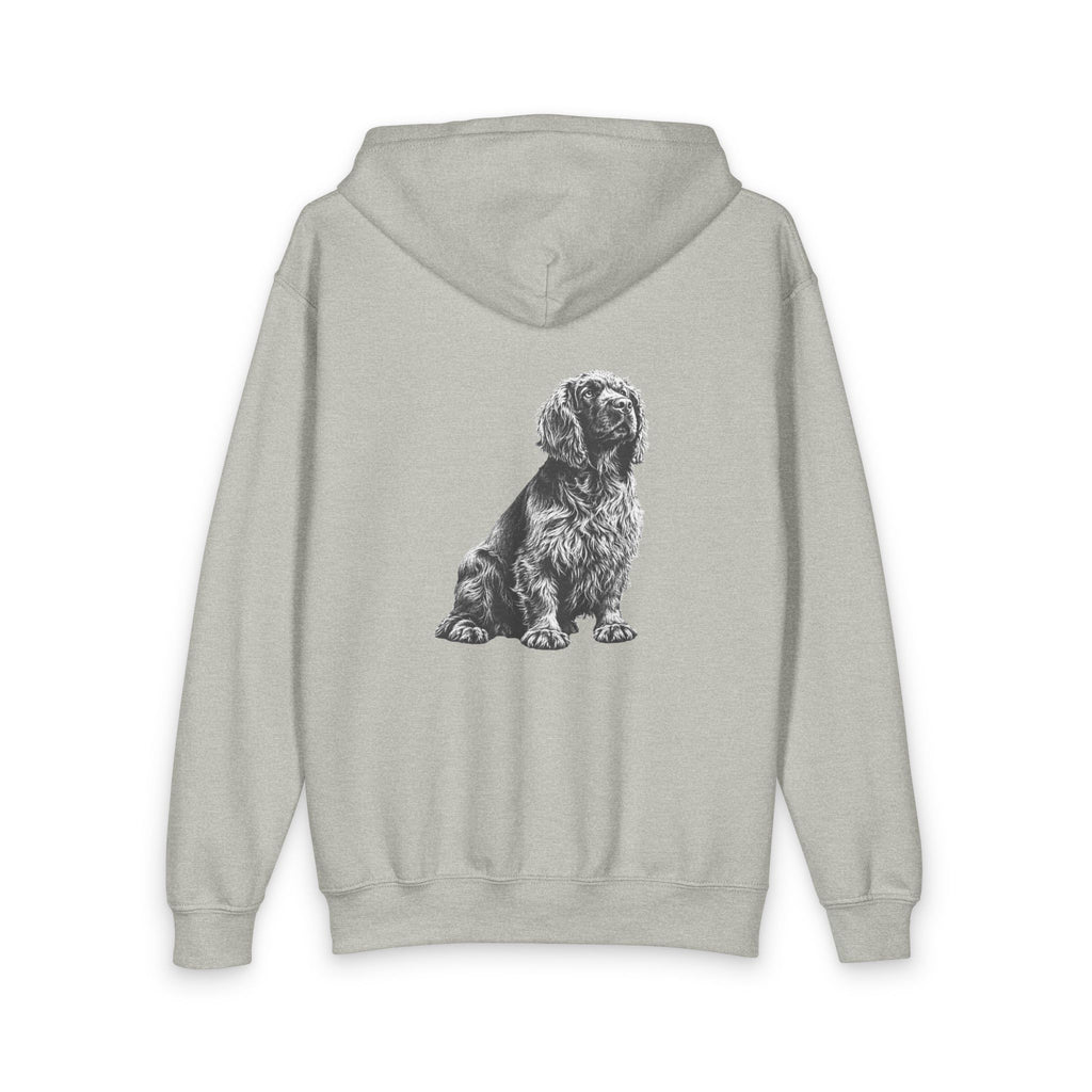 Sussex Spaniel, Youth Heavy Blend Zipped Unisex Hoodie