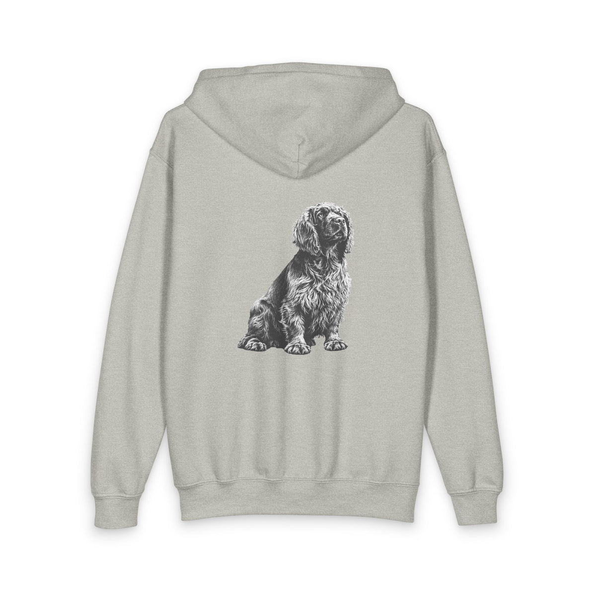 Sussex Spaniel, Youth Heavy Blend Zipped Unisex Hoodie