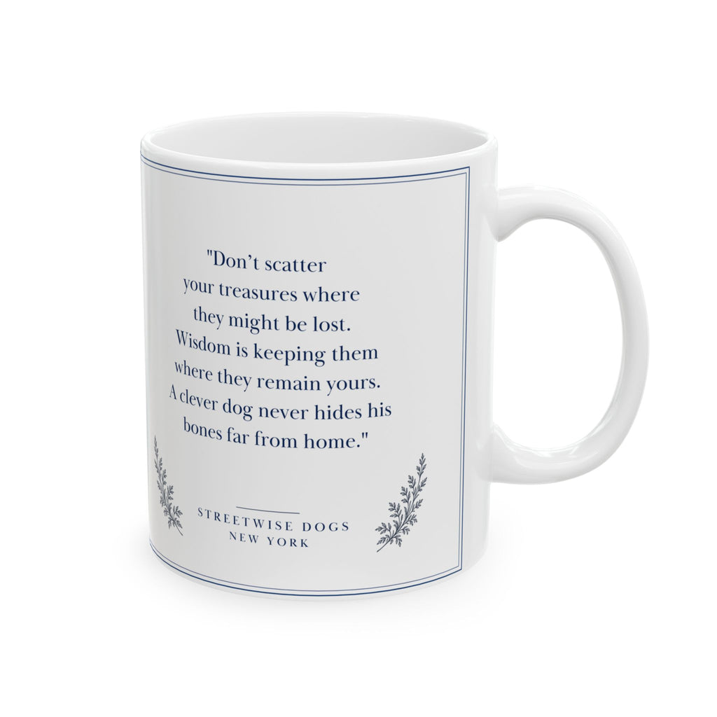Turtle Bay New York, Greyhound: Whimsical Wisdom Mug