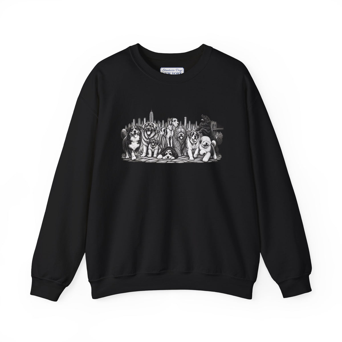 Large Dogs in New York: Unisex Extra Comfortable Sweatshirt