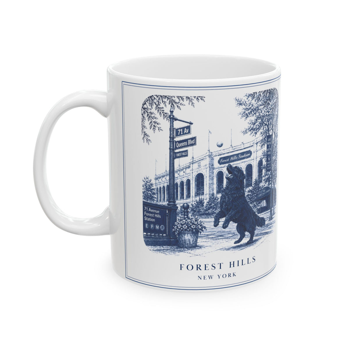 Forest Hills New York, Newfoundland: Whimsical Wisdom Mug