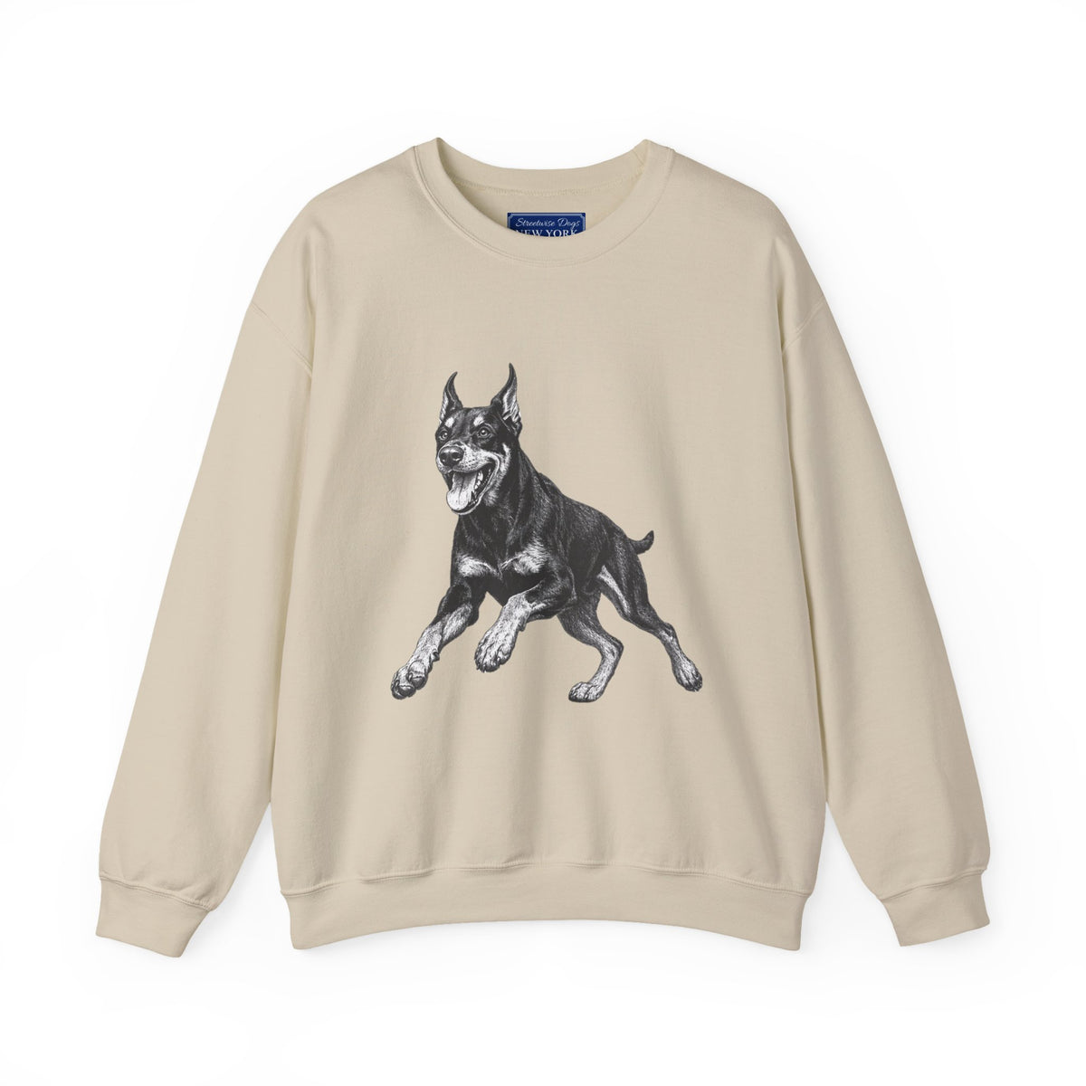 Doberman, Unisex Extra Comfortable Crewneck Sweatshirt