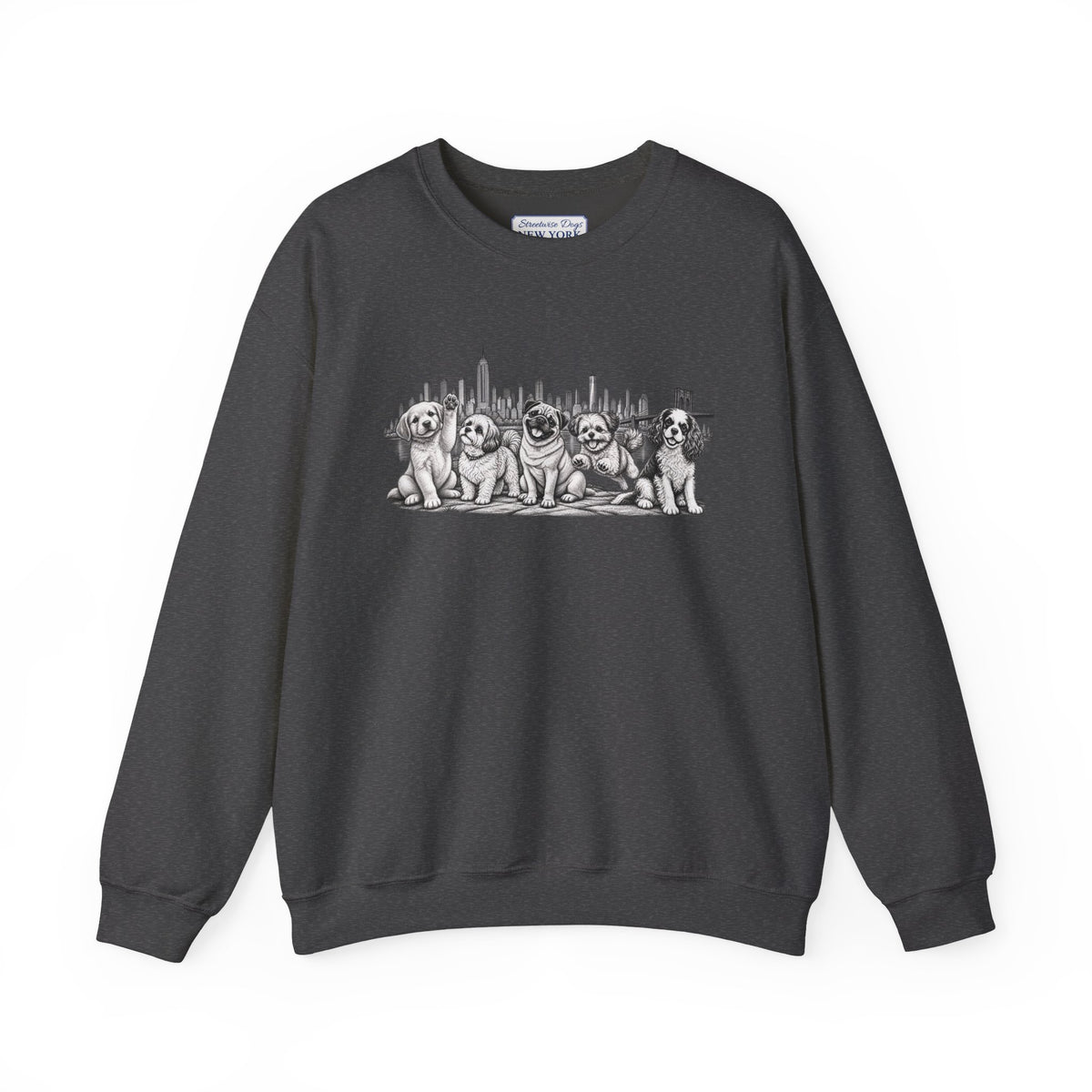 Little Dogs in New York City: Unisex Extra Comfortable Sweatshirt