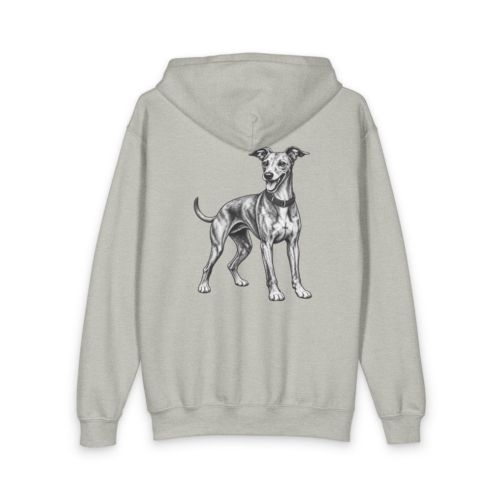 Greyhound, Youth Heavy Blend Zipped Unisex Hoodie