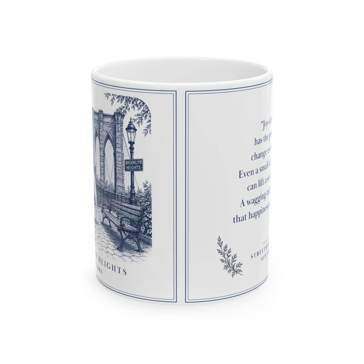 Brooklyn Heights, Jack Russell: Whimsical Wisdom Mug