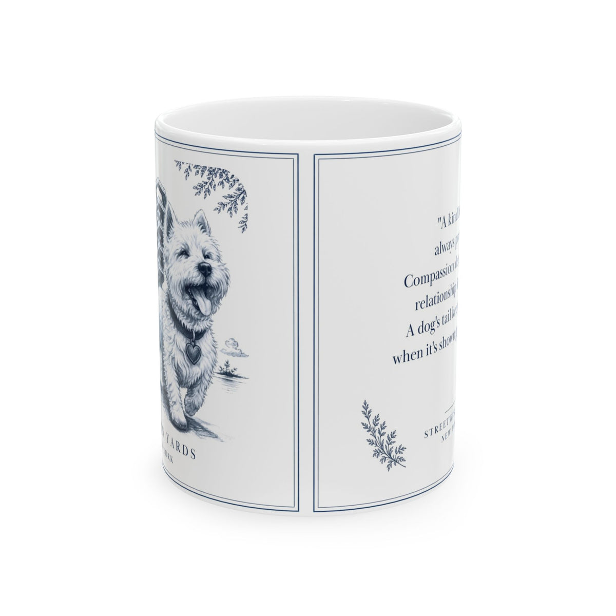 Hudson Yards, West Highland Terrier: Whimsical Wisdom Mug