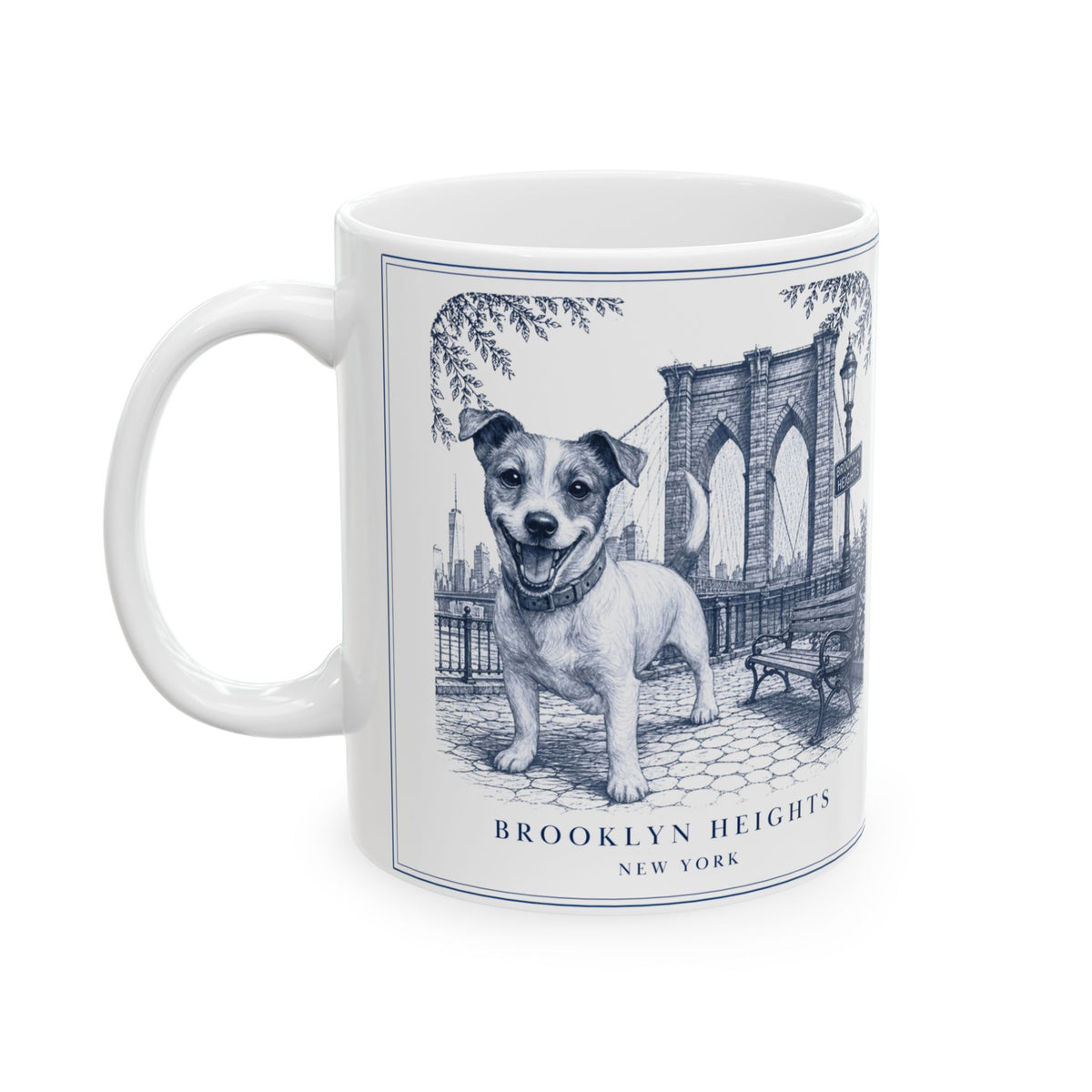 Brooklyn Heights, Jack Russell: Whimsical Wisdom Mug