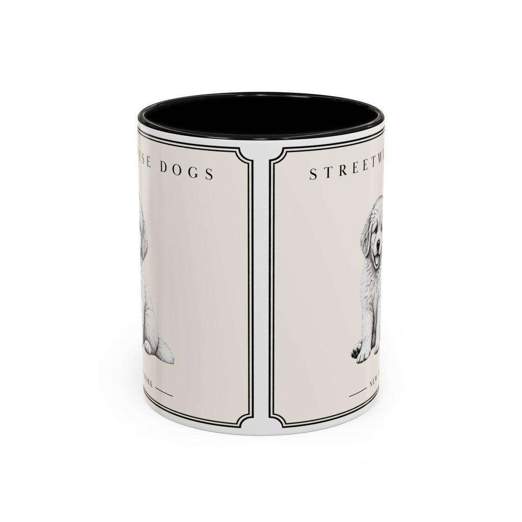 Kuvasz Puppy: Classic Accent Mug