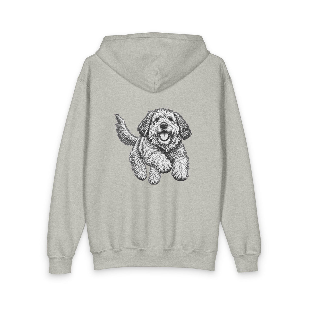 Otter Hound, Youth Heavy Blend Zipped Unisex Hoodie