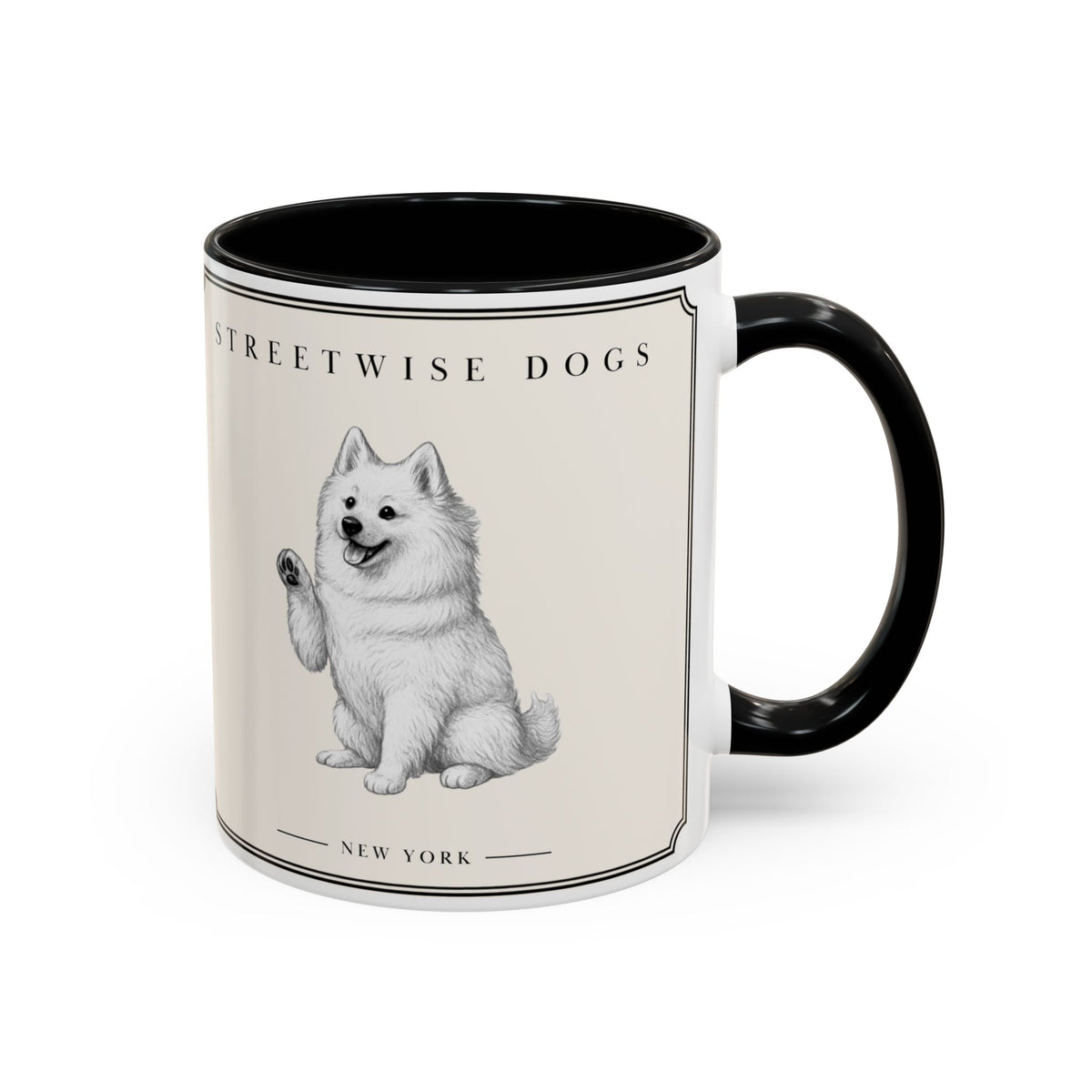 American Eskimo Dog: Classic Accent Mug