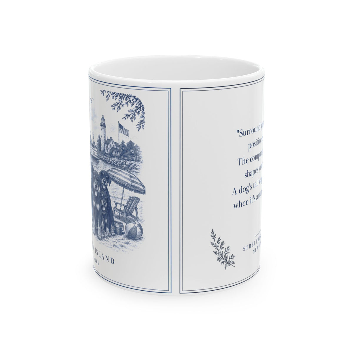 Staten Island, Doberman Puppies: Whimsical Wisdom Mug