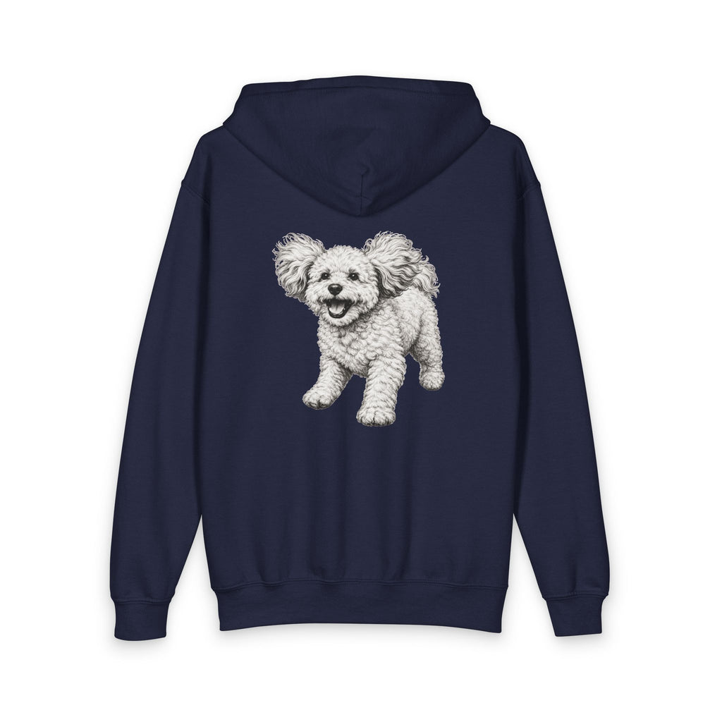 Poochon, Youth Heavy Blend Zipped Unisex Hoodie
