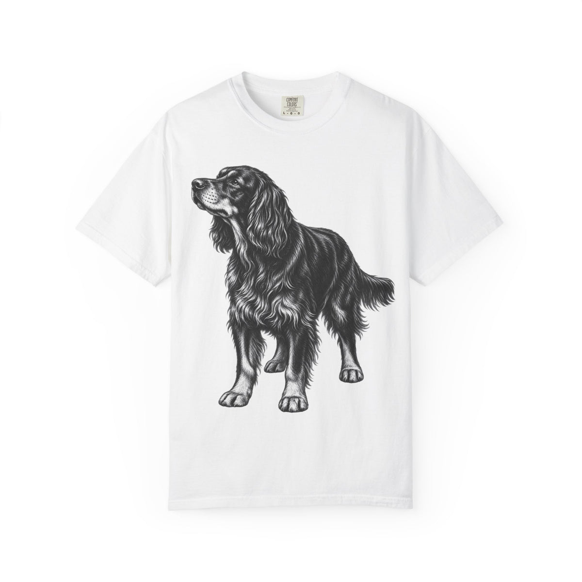 Gordon Setter, Illustrated Unisex T-Shirt | Exceptional Comfort