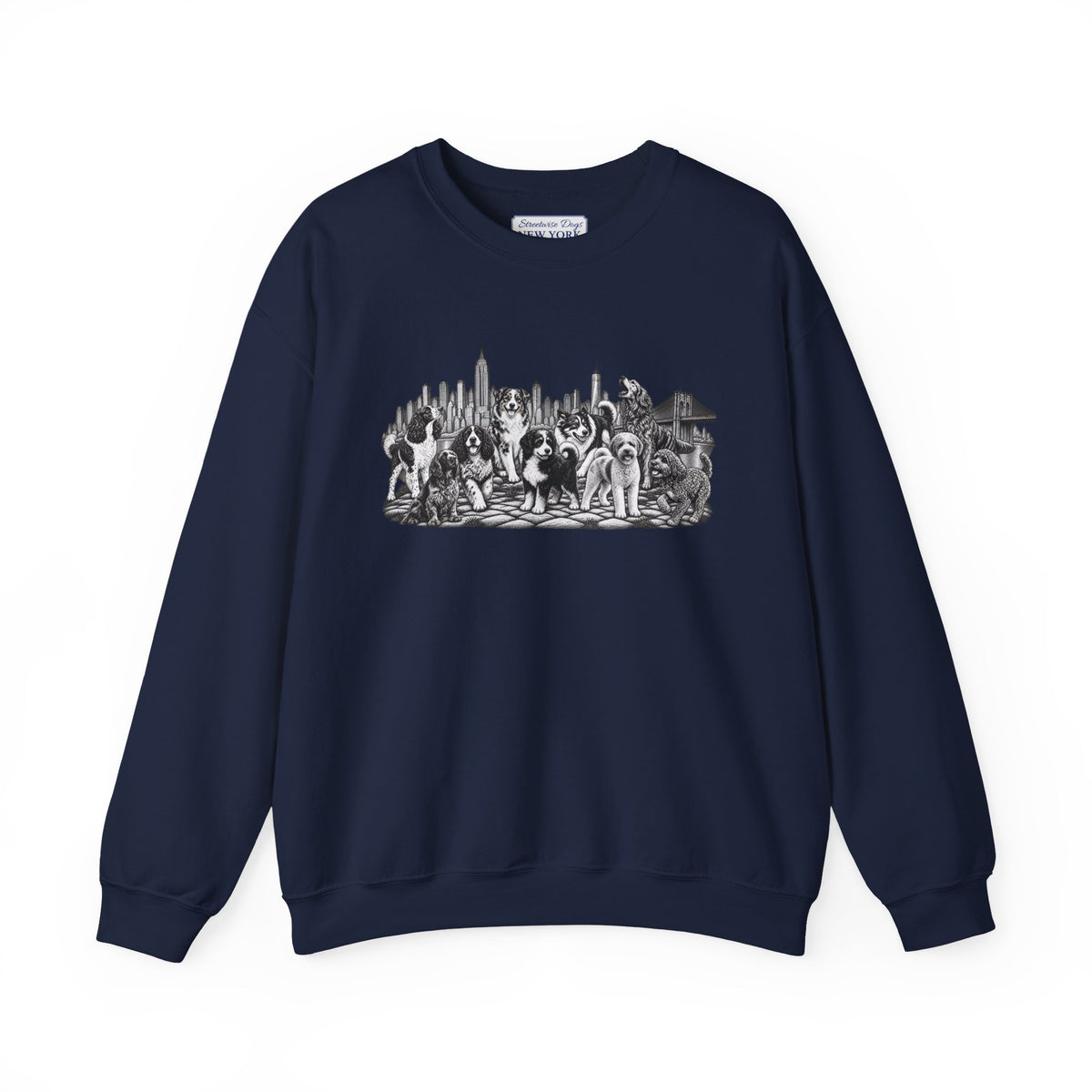 Dogs in New York: Unisex Extra Comfortable Sweatshirt
