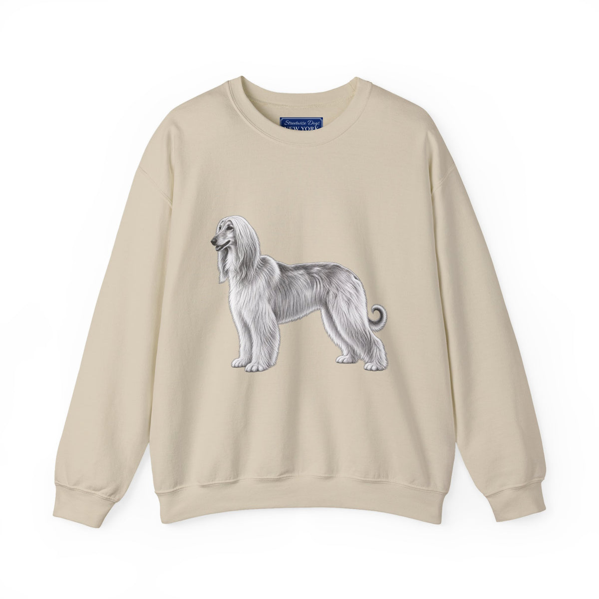 Afghan Hound, Unisex Extra Comfortable Crewneck Sweatshirt