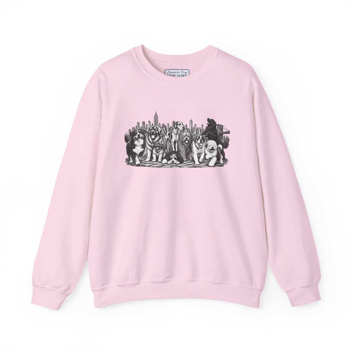 Large Dogs in New York: Unisex Extra Comfortable Sweatshirt
