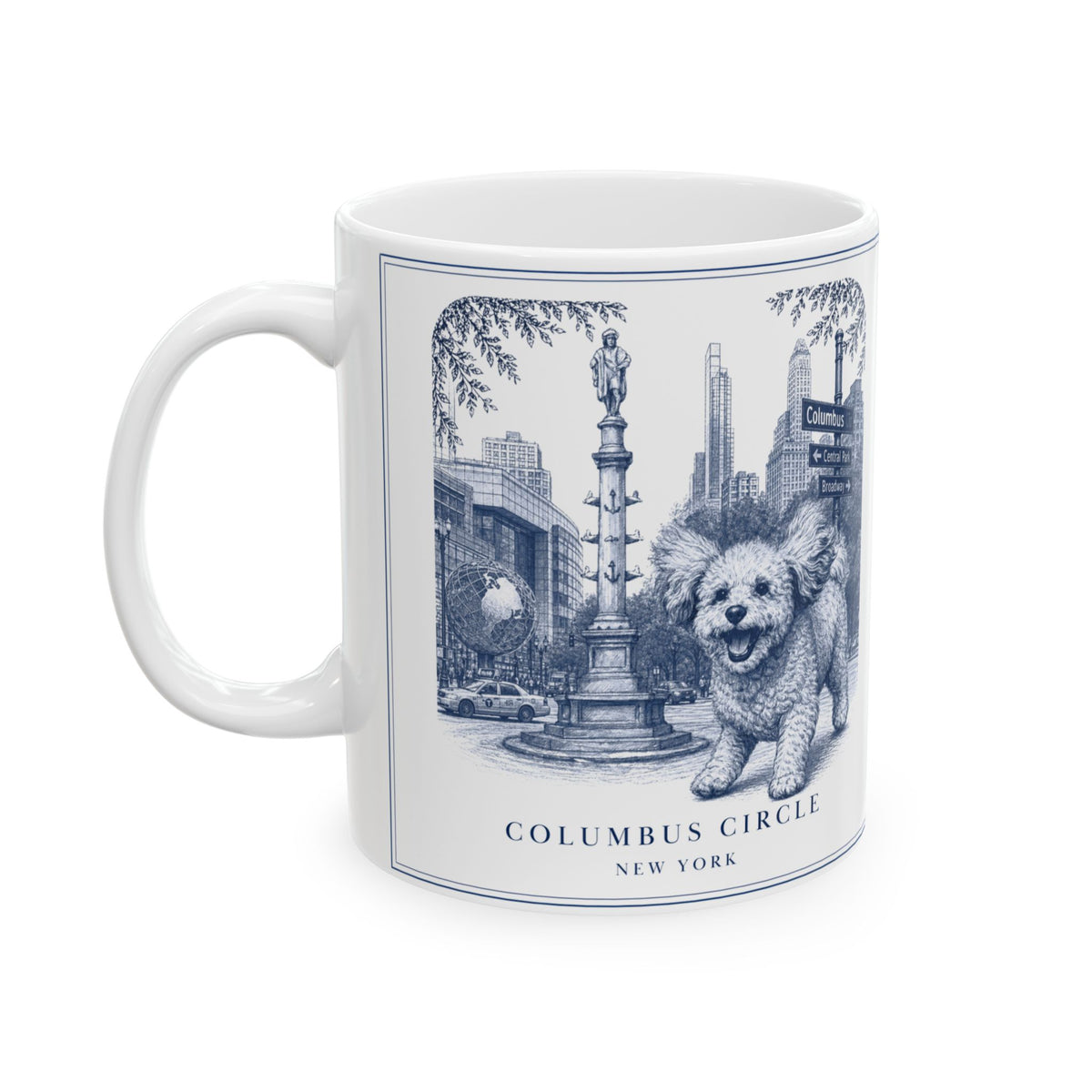 Columbus Circle New York, Poochon: Whimsical Wisdom Mug