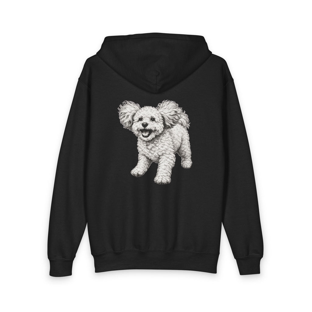 Poochon, Youth Heavy Blend Zipped Unisex Hoodie
