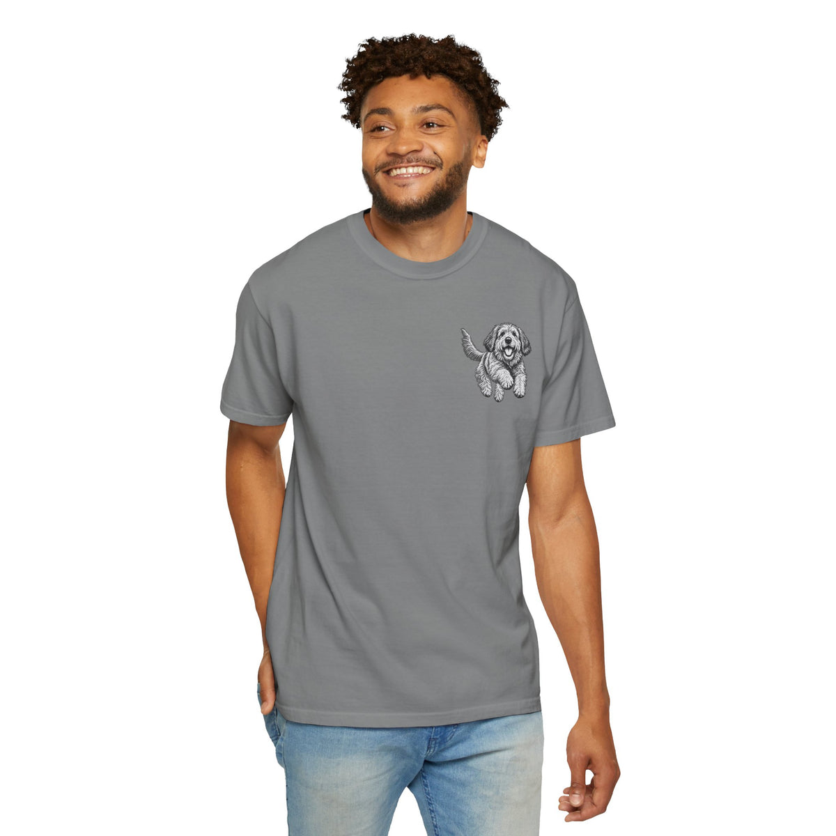 Otterhound , Illustrated Unisex T-Shirt | Exceptional Comfort