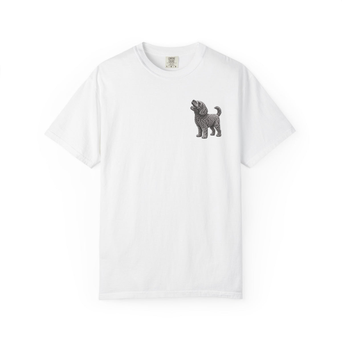 Barbet Dog, Illustrated Unisex T-Shirt | Exceptional Comfort