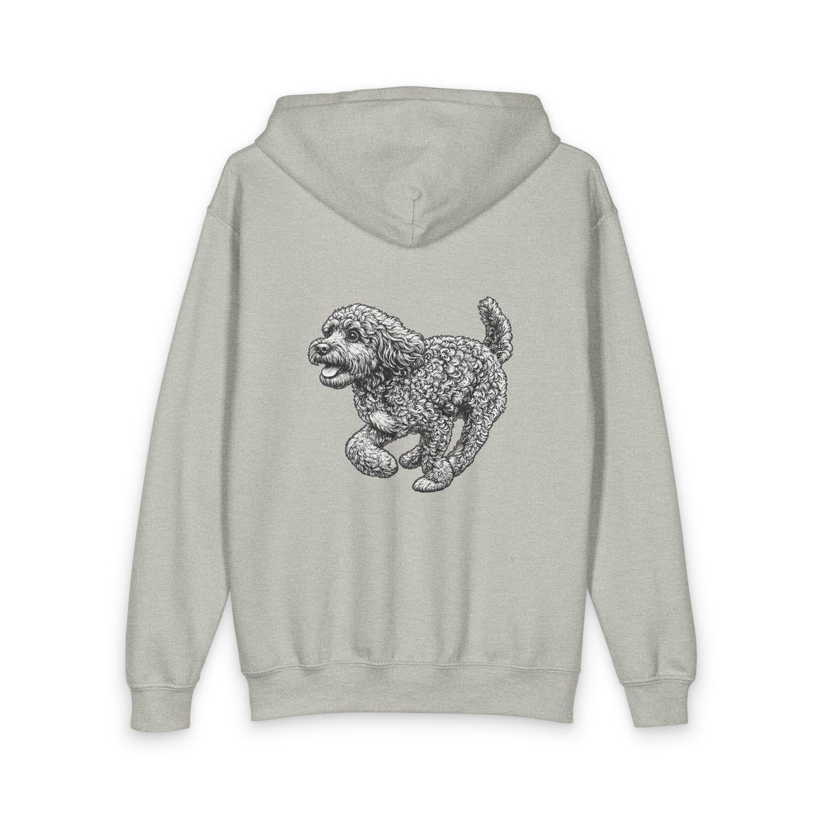 Cockapoo, Youth Heavy Blend Zipped Unisex Hoodie
